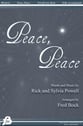 Peace, Peace SATB choral sheet music cover